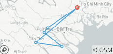 Mekong Delta 4 Days Cycling Tour - 6 destinations