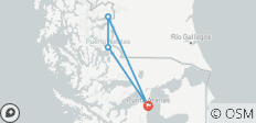 Between Fjords and Peaks: Puerto Natales & Paine Towers - 4 destinations