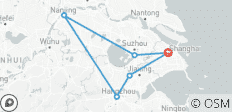 Südchina: Shanghai, Suzhou, Nanjing, Hangzhou & Wuzhen - 11 Tage - 6 Destinationen