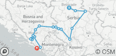 Todo el año Serbia +Bosnia 15 días de viaje descubrimiento desde Belgrado. - 19 destinos