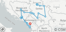 Serbien, Bosnien & Montenegro: die Länder des ehemaligen Jugoslawiens Kulturreise ab Belgrad - 23 Tage - 26 Destinationen