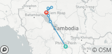 Cambodia Heritage Explorer: 7-Day Journey from Phnom Penh to Siem Reap - 7 destinations