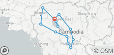  Kambodscha Highlights Privatreise 10 Tage - 14 Destinationen 