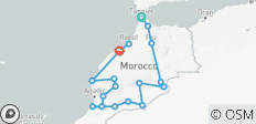 22 Days Tour From Tangier To Marrakech (Private) - 18 destinations