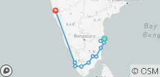 Südindien mit Goa & Periyar WildLife Sanctuaries (alles inklusive) - 11 Destinationen