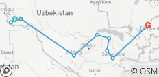 Cycling Holidays in Uzbekistan - 9 destinations
