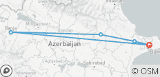 Aserbaidschan: Bakú, Gobustan-Nationalpark, Halbinsel absheron, Schamachi, Scheki, Ganja - 8 Tage - 5 Destinationen