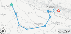 Voyage en Inde du Nord et au Népal - 17 destinations