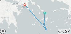  Mykonos to Athens - 4 destinations 