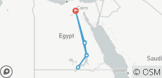 Le meilleur de l\'Égypte : circuit guidé privé de 6 jours, du Caire à Abou Simbel, en avion - 10 destinations