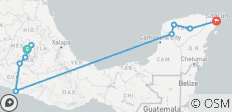 México: Abenteuer Sonnenroute & Maya-Königreich - 11 Tage - 9 Destinationen