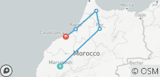 Circuito de 7 Días de Marrakech a Casablanca (Privado) - 5 destinos