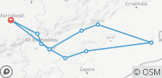 Aventura en el desierto de Marrakech a Merzouga en 4 días Tour privado - 11 destinos