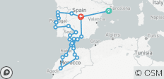 Spanien, Portugal & Marokko - 23 Tage - 31 Destinationen
