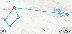 Essential Nepal & Indien - 13 Destinationen