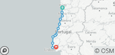  PORTO – LISSABON Atlantik, Tradition und Romantik 12 TAGE / 11 NÄCHTE - 12 Destinationen 