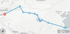 Spektakulärs Seidenstraße von Shanghai nach Kashgar - 18 Tage - 11 Destinationen