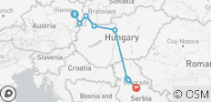 Vienna to Belgrade; Semi – Private Tour with Dedicated Tour Leader & Car - 8 destinations