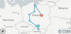 Circuit personnalisé de 12 jours en Pologne, départ quotidien, guide et voiture privés - 10 destinations