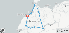 Détendez-vous et découvrez le Maroc de Casablanca au Sahara 15 jours - 11 destinations