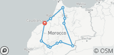 Circuit des villes impériales du Maroc et du désert du Sahara 08 jours - 12 destinations