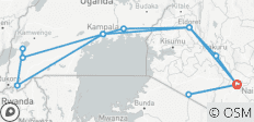 Gorilla-trektocht & safari in Kenia – met accommodaties – 18 dagen - 13 bestemmingen