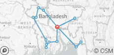 15 Días de Viaje Cultural Personalizado por Bangladesh, con Guía y Conductor Privados - 18 destinos