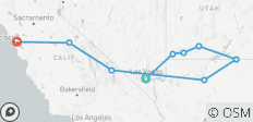  South West von Las Vegas nach San Francisco - 14 Tage Adventure-Trip - 9 Destinationen 