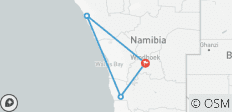  Namibia Flug-Safari - 7 Tage - 7 Destinationen 