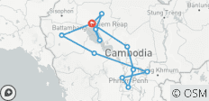 Kambodscha Abenteuer 10 Tage - 15 Destinationen