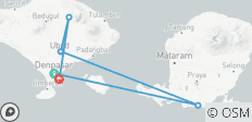  Bali with Friends: Vom Beach Life zum Sunrise Hike - 5 Destinationen 