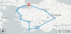 Gloire de la Turquie - 14 destinations