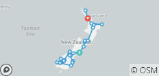 Le meilleur de la Nouvelle-Zélande : Christchurch - Auckland (2027) - 33 destinations