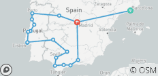 16D Spanien & Portugal Premium Kleingruppenreise - 13 Destinationen