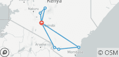 10 Days Kenya Best Honeymoon Safari Package with 4x4 Land Cruiser Jeep - 8 destinations
