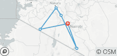  Kenia: Big Five Wildtier private Safari - 6 Tage - 6 Destinationen 