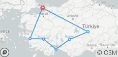 Grote rondreis door Turkije – 10 dagen - 7 bestemmingen