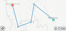  Mainradweg | Individuelle Radreise | Von Würzburg bis Aschaffenburg - 5 Destinationen 