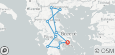 Gran Recorrido por Grecia: Peloponeso y Norte de Grecia - 10 destinos