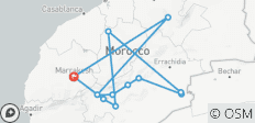El sabor de Marruecos: 4 días desde Marrakech-Oasis de las Palmeras de Skoura-Merzouga y dunas de Erg Chebbi de vuelta a Marrakech - 12 destinos