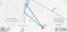 Mont Ol Doinyo Lengai - 3 jours - 4 destinations