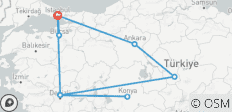 Circuit du meilleur de la Turquie - Circuit de groupe de 8 jours - 9 destinations