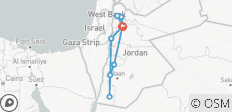  Jordanien Wanderreise - 8 Tage - 9 Destinationen 