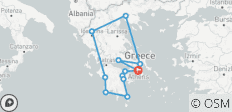SELF DRIVE 12 Days Tour Over The Peloponnese And North Greece. - 12 destinations