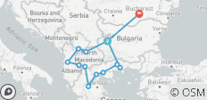  Sofia to Bucharest Grand Discovery Tour - 13 destinations 