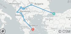 D\'Istanbul à Athènes : Expédition Capitales et Culture 1 VOL INCLUS - Circuit en petit groupe - 10 destinations