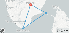 Circuit à Madurai, Rameswaram et Kanyakumari - 4 destinations