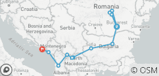 Circuit « À la découverte des Balkans » : de Bucarest à Dubrovnik, 3 dîners inclus