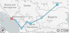 Von Bukarest nach Dubrovnik Balkan Kleingruppenreise - 8 Destinationen