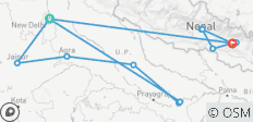 Premium India&Nepal - 21 bestemmingen